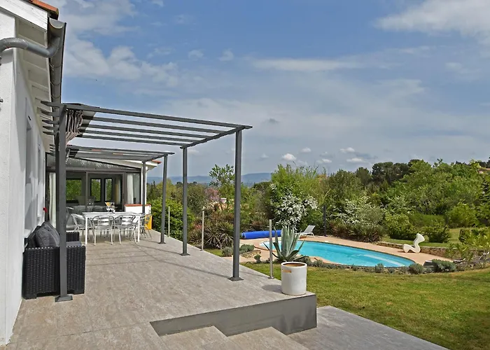 빌라 In Near Carcassonne Pool Malves-en-Minervois